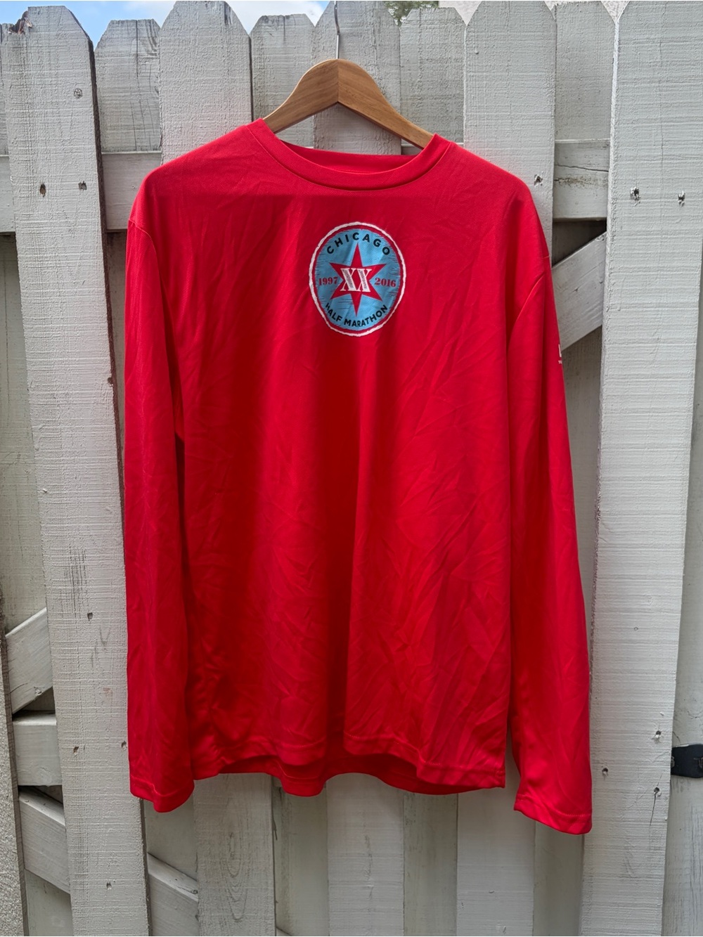 Life Time Men’s Chicago Half Marathon 20th Anniversary Long Sleeve Shirt XL GVUC